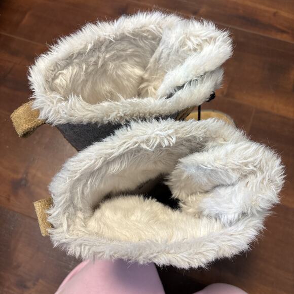 Sorel TIVOLI HIGH II Gray Tag Suede Winter Boots NL2330-373 Womens Size 8 GUC - Picture 4 of 7